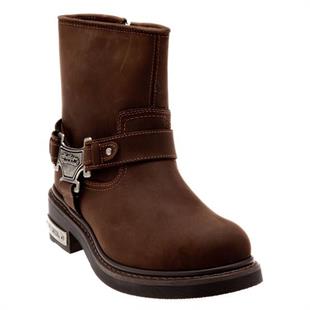 Harley Davidson Estes Brown Nubuk Erkek Bot