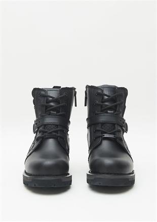 Harley Davidson Franco Waterproof Black Deri Erkek Bot