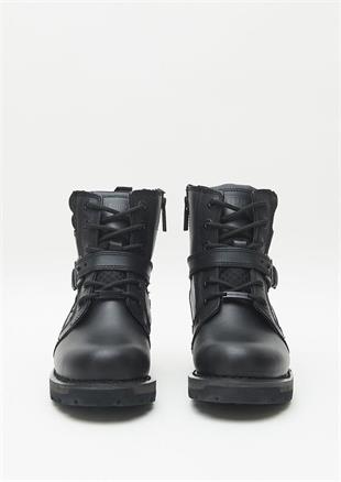 Harley Davidson Franco WP Black Deri Erkek Bot