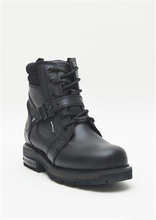 Harley Davidson Franco WP Black Deri Erkek Bot