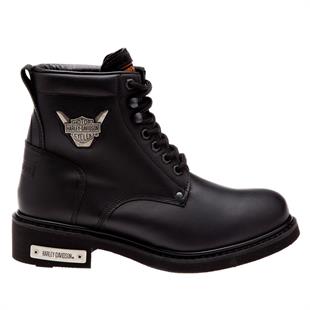 Harley Davidson Gibson Black Deri Erkek Bot