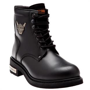 Harley Davidson Gibson Black Deri Kadın Bot