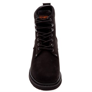 Harley Davidson Gibson Black Nubuk Erkek Bot