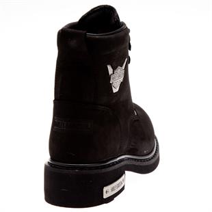 Harley Davidson Gibson Black Nubuk Erkek Bot