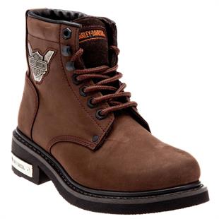Harley Davidson Gibson Dark Brown Nubuk Kadın Bot