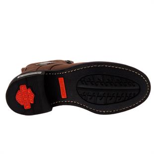 Harley Davidson Gibson Dark Brown Nubuk Erkek Bot