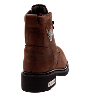 Harley Davidson Gibson Dark Brown Nubuk Erkek Bot