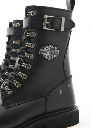 Harley Davidson Gladis Black Deri Kadın Bot