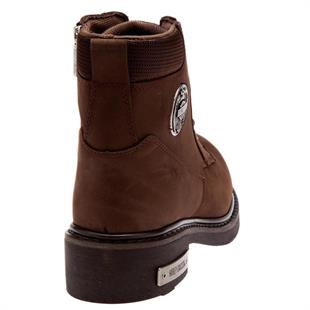 Harley Davidson Jim Dark Brown Nubuk Erkek Bot