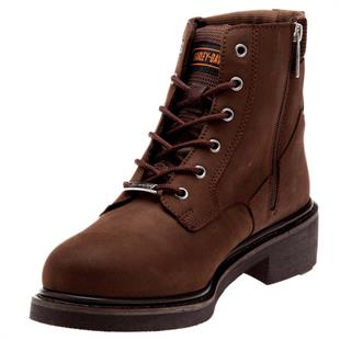 Harley Davidson Jim Dark Brown Nubuk Erkek Bot
