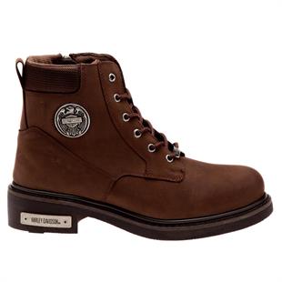 Harley Davidson Jim Dark Brown Nubuk Kadın Bot