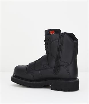 Harley Davidson Keates Black Deri ERkek Bot