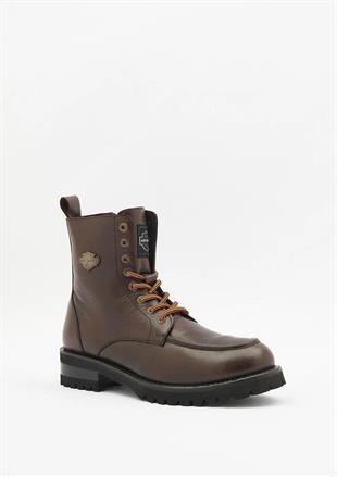 Harley Davidson Khalifa Dark Brown Deri Erkek Bot