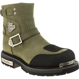 Harley Davidson Kingmont Olive Crazy Deri Kadın Bot