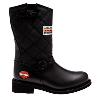 Harley Davidson Laconia 644 Black Deri Erkek Çizme