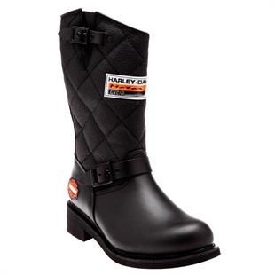 Harley Davidson Laconia 644 Black Deri Erkek Çizme