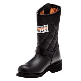 Harley Davidson Laconia 644 Black Deri Kadın Çizme