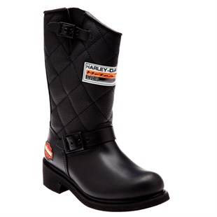 Harley Davidson Laconia 644 Black Deri Kadın Çizme