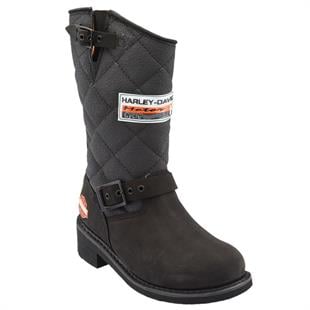 Harley Davidson Laconia 644 Black Nubuk Erkek Çizme