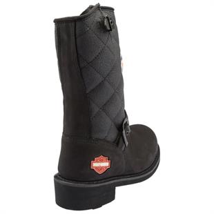 Harley Davidson Laconia 644 Black Nubuk Kadın Çizme