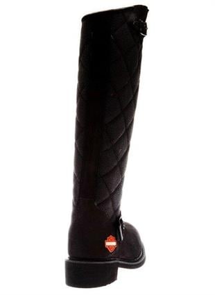 Harley Davidson Laconia Hi 646  Black Nubuk Kadın Çizme