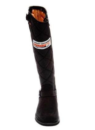Harley Davidson Laconia Hi 646  Black Nubuk Kadın Çizme