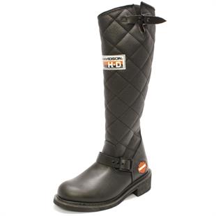 Harley Davidson Laconia Hi 646 Siyah Deri Kadın Çizme