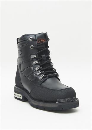 Harley Davidson Millo Black Deri Erkek Bot