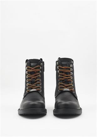 Harley Davidson New Adams Black Baskılı Nubuk Erkek Bot