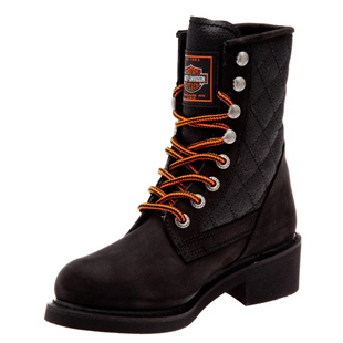 Harley Davidson New Worker Black Nubuk Erkek Bot