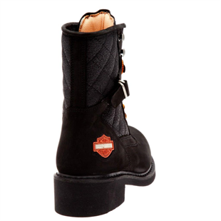 Harley Davidson New Worker Black Nubuk Erkek Bot