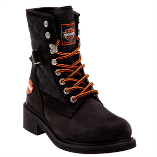 Harley Davidson New Worker Black Nubuk Erkek Bot