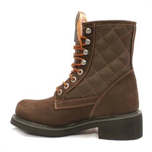 Harley Davidson New Worker Dark Brown Crazy Deri Kadın Bot
