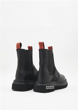 Harley Davidson Polperro Black Deri Erkek Bot