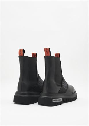 Harley Davidson Polperro Black Deri Erkek Bot