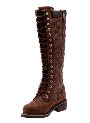 Harley Davidson Rem Dark Brown Nubuk Kadın Çizme