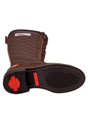 Harley Davidson Rem Dark Brown Nubuk Kadın Çizme