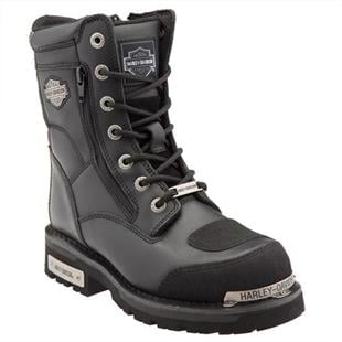 Harley Davidson Riddick Black Deri Kadın Bot