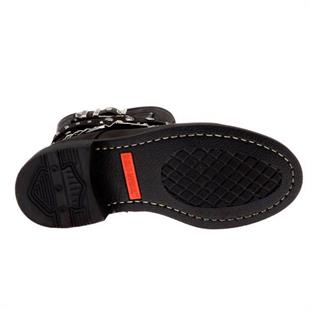 Harley Davidson Shay Black Nubuk Kadın Bot