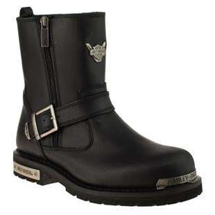 Harley Davidson Startex Black Deri Erkek Bot
