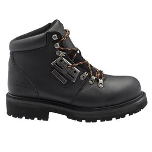 Harley Davidson Templin Lo Black Nubuk Erkek Bot