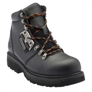 Harley Davidson Templin Lo Black Nubuk Erkek Bot