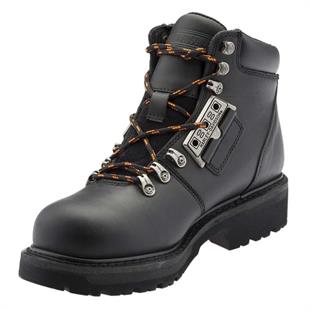Harley Davidson Templin Lo Black Nubuk Erkek Bot
