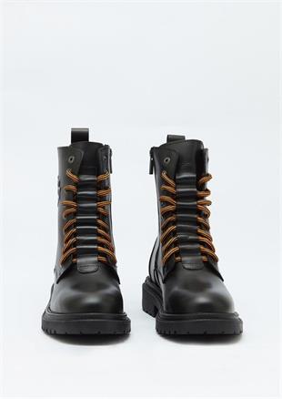 Harley Davidson Thar Black Deri Erkek Bot