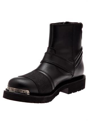 Harley Davidson Travis 6 Black Deri Erkek Bot