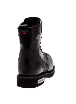 Harley Davidson Warren Black Deri Erkek Bot