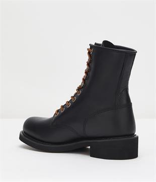 Harley Davidson Workers 418 Black Deri Erkek Bot