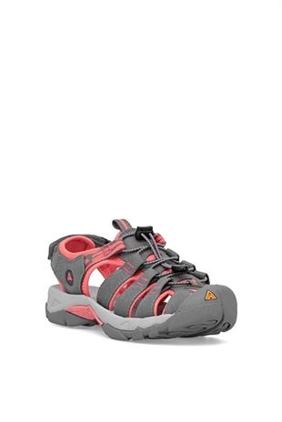 Humtto 710445B-3 Gri Kadın Sandalet
