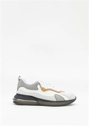 Hush Puppies 031M101806 Newell Beyaz/Gri Erkek Sneaker