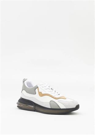 Hush Puppies 031M101806 Newell Beyaz/Gri Erkek Sneaker